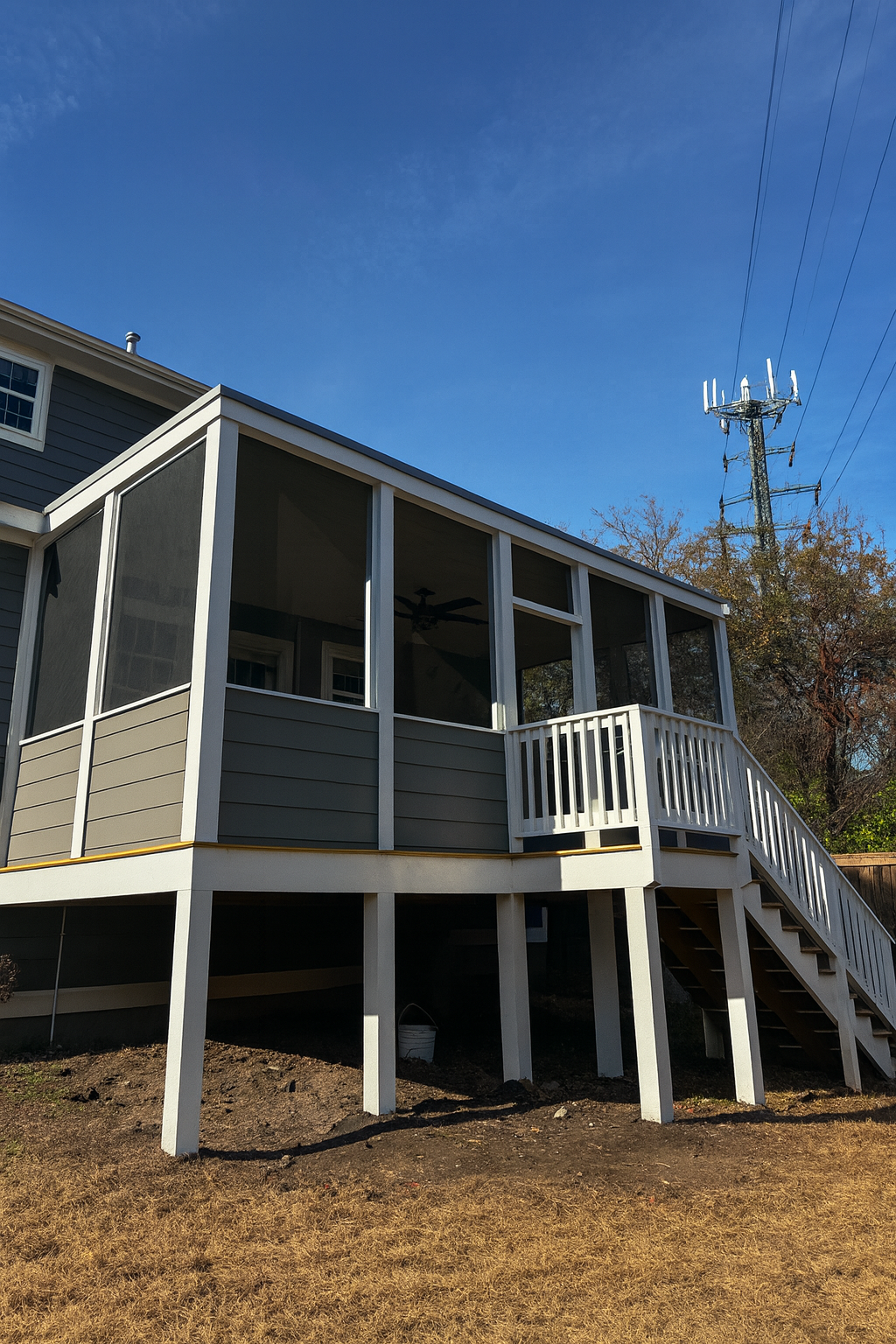 Elevated Screened Porch Addition